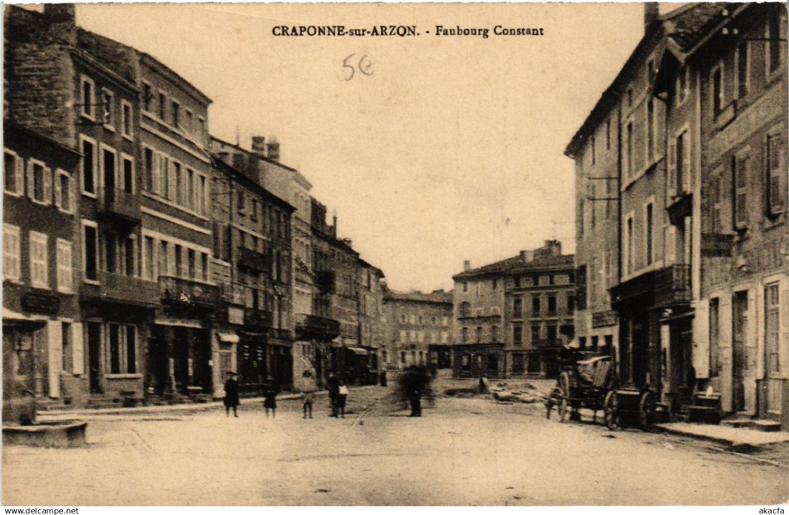 CPA CRAPONNE-sur-ARZON - Faubourg Constant (588865)