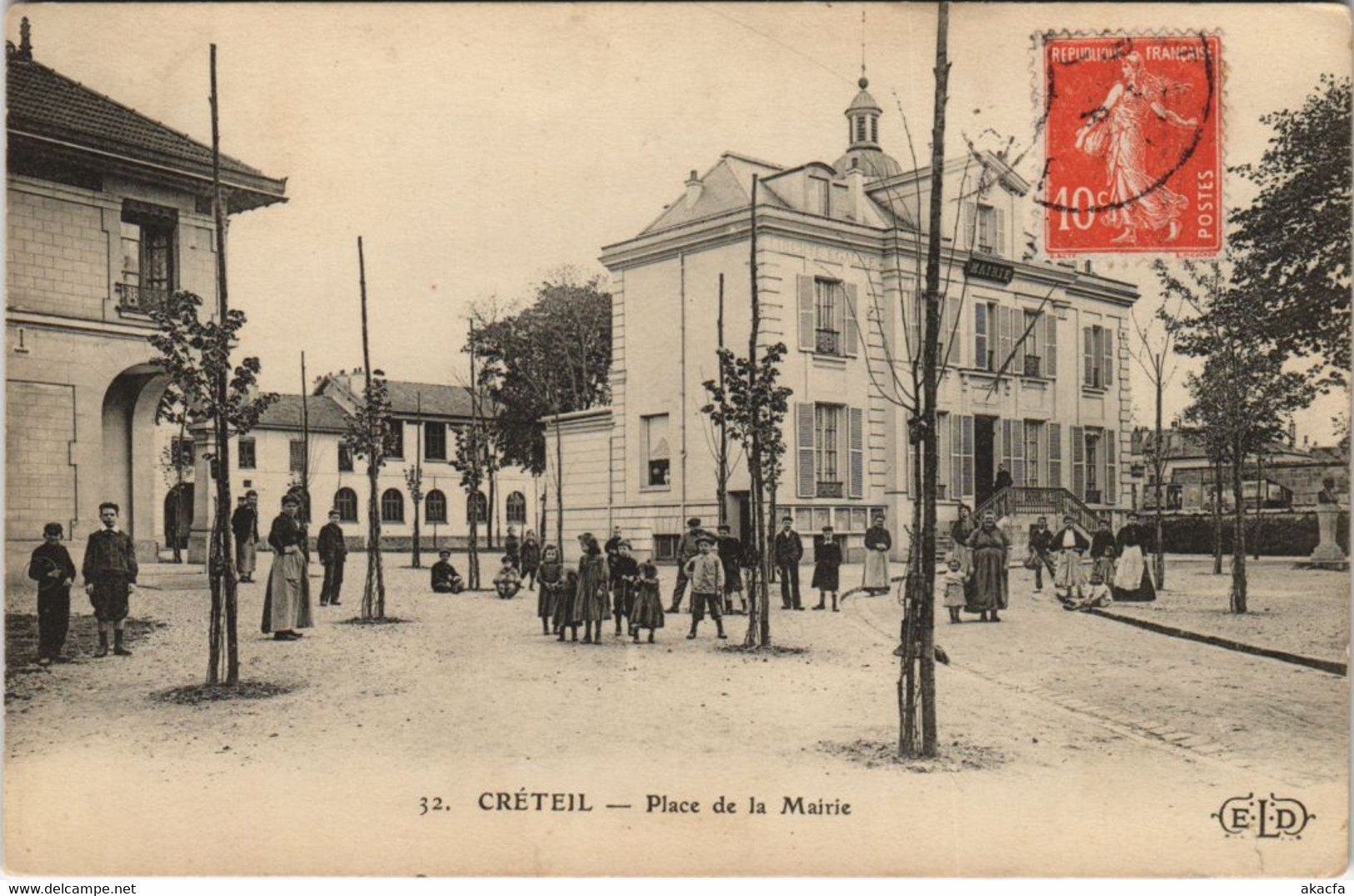 CPA CRÉTEIL - Place de la Mairie (44906)