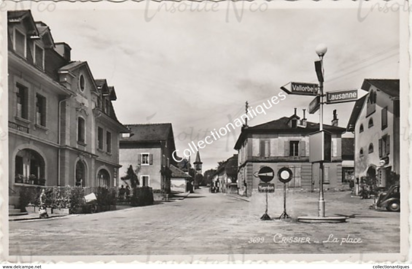 CPA Crissier - La Place - 1950