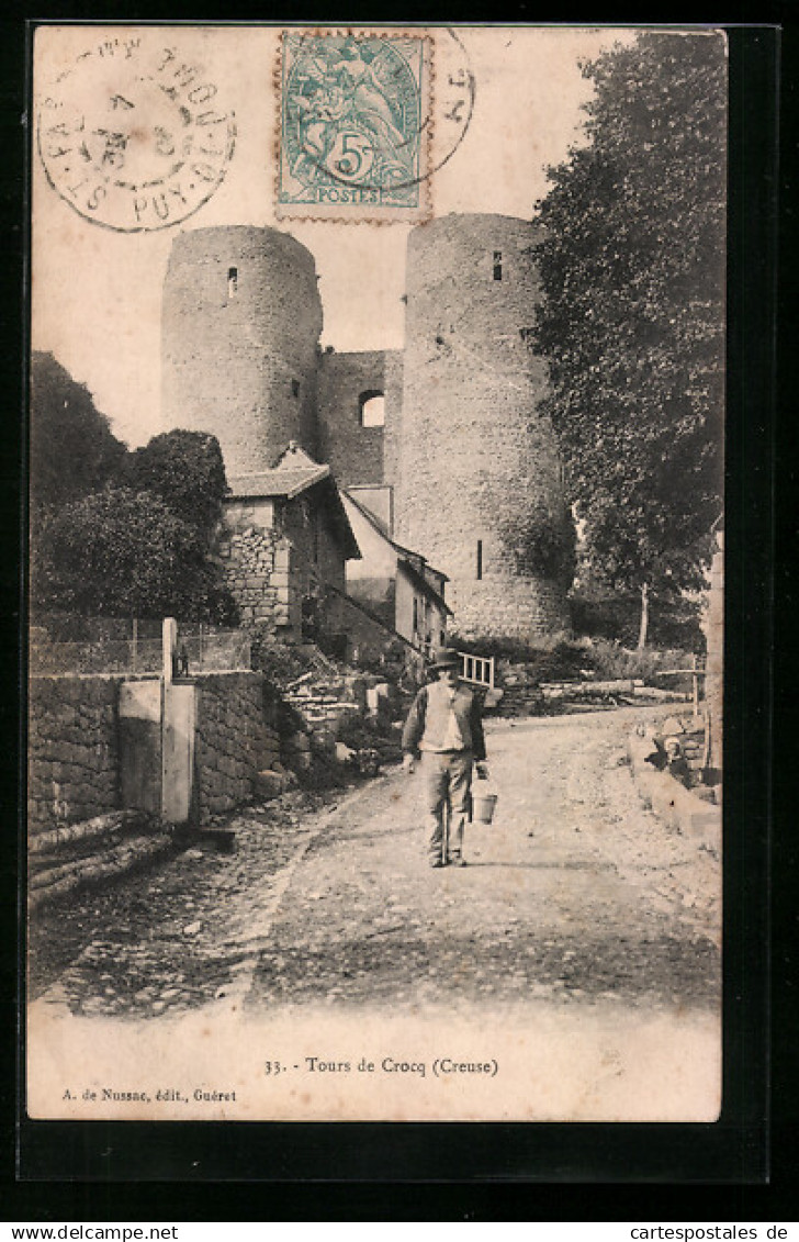 CPA Crocq, Tours de Crocq