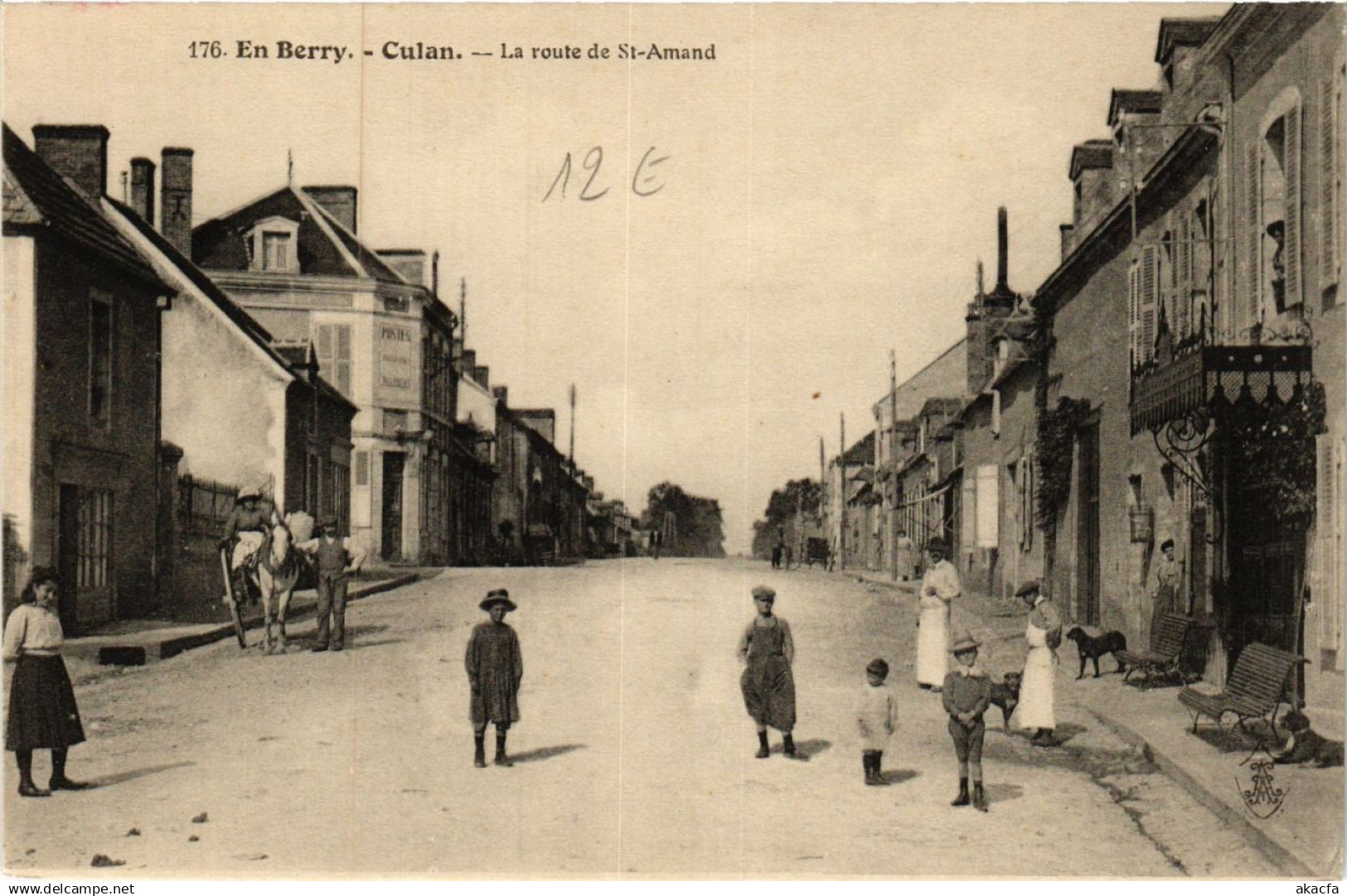 CPA CULAN - La Route de St-AMAND (634347)