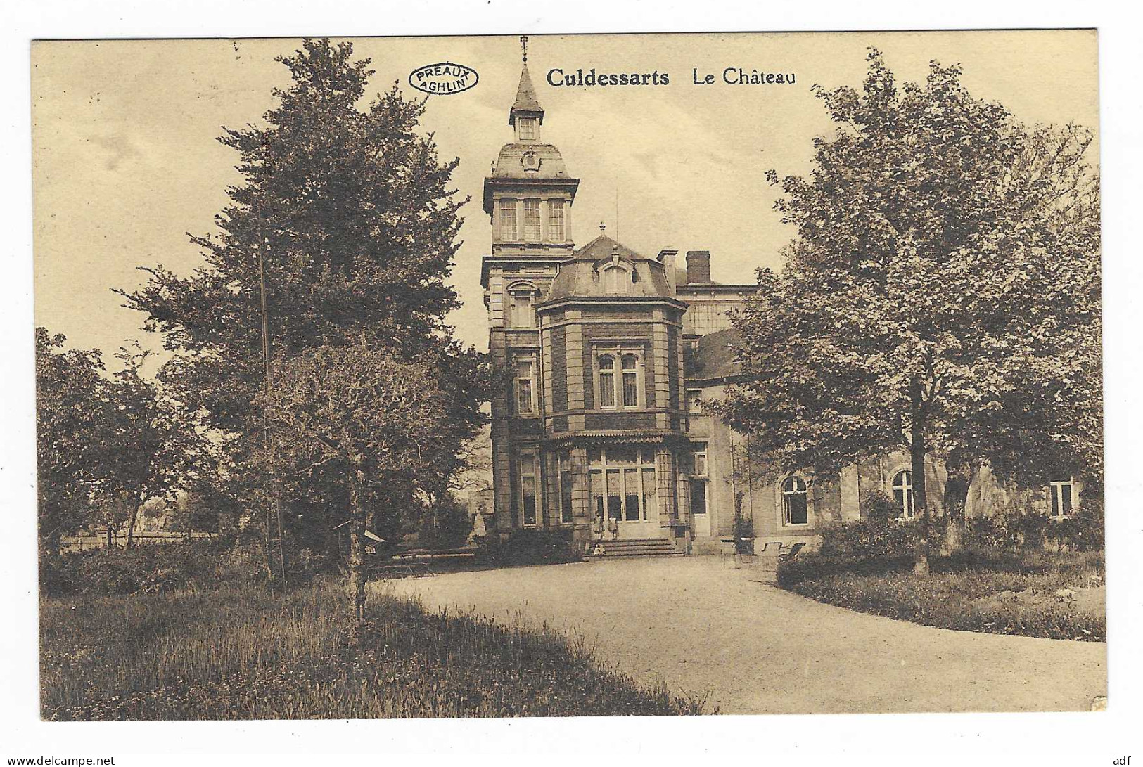 CPA CULDESSARTS, CUL DES SARTS, LE CHATEAU, BELGIQUE