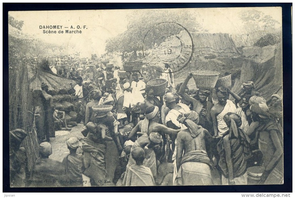 cpa Dahomey AOF Scène de Marché   NOV15 16