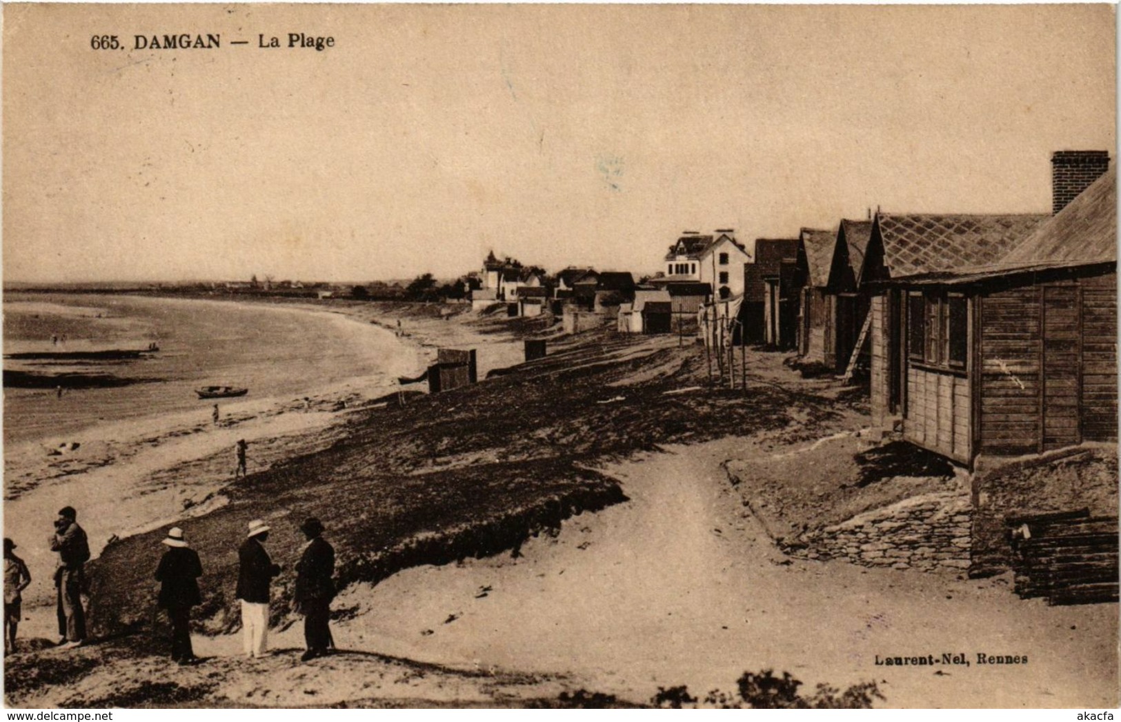 CPA DAMGAN - La Plage (293731)