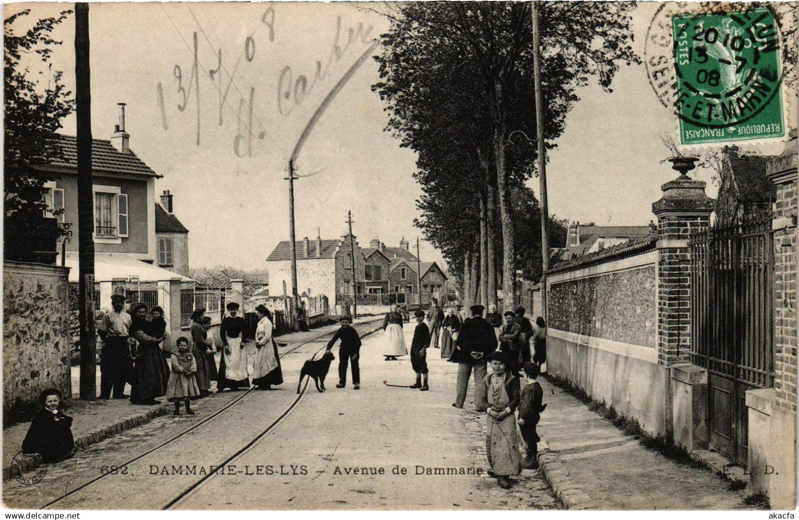 CPA Dammarie-les-Lys Avenue de Dammarie (1391849)