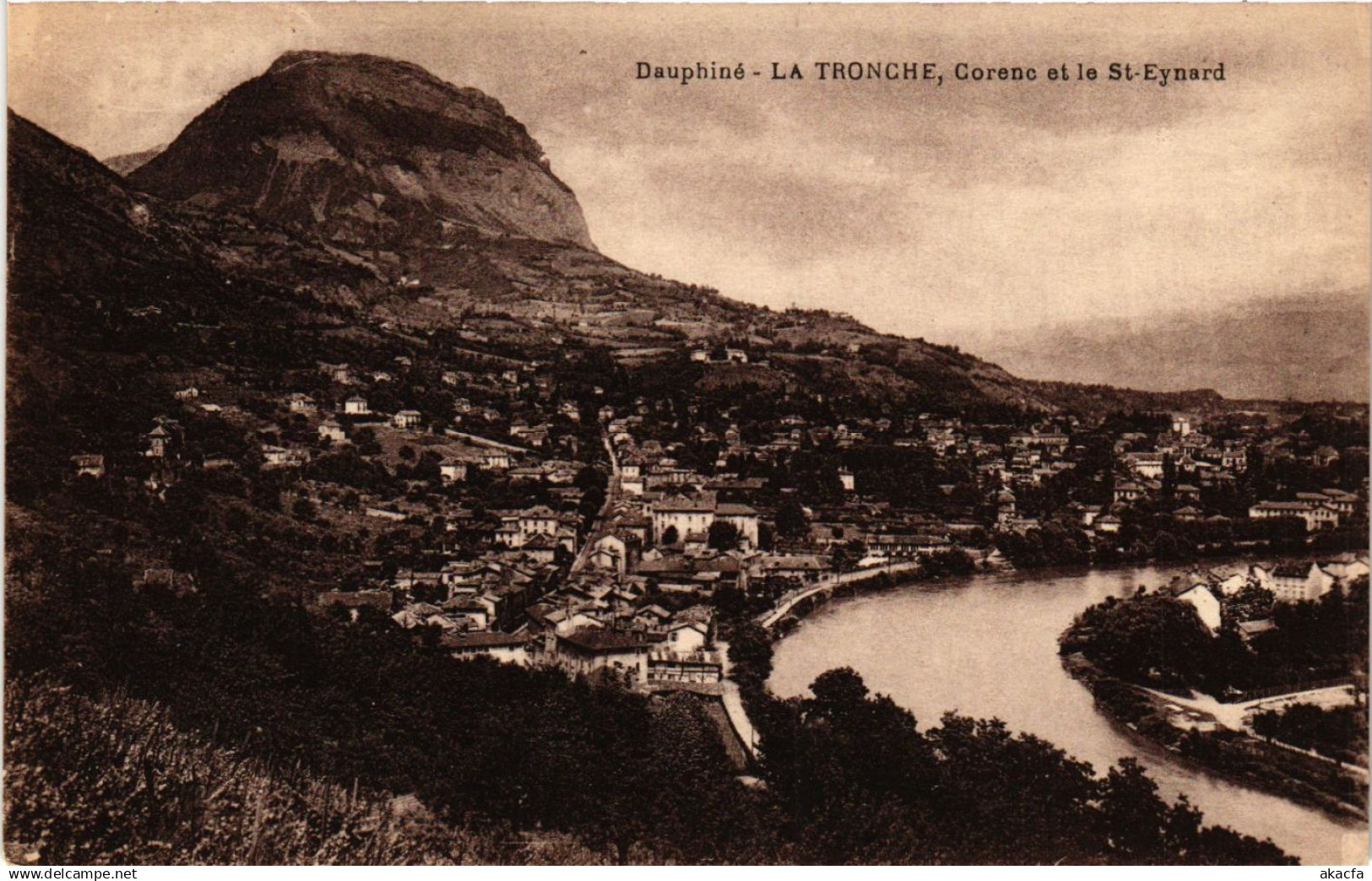 CPA Dauphiné - La TRONCHE Corenc et la St-Eynard (652792)