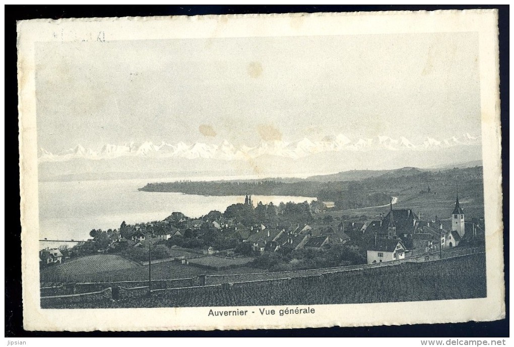 Cpa de Suisse Auvernier vue générale  ...  Neuchâtel      JA15 31