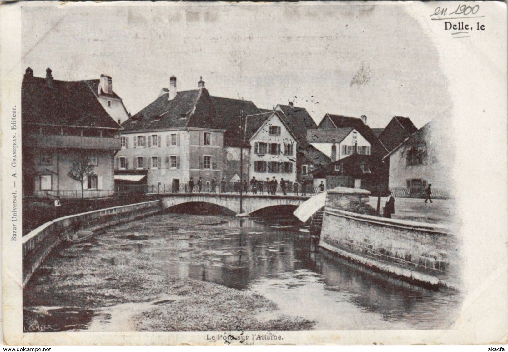 CPA DELLE Le Pont sur L'Allaine (806388)