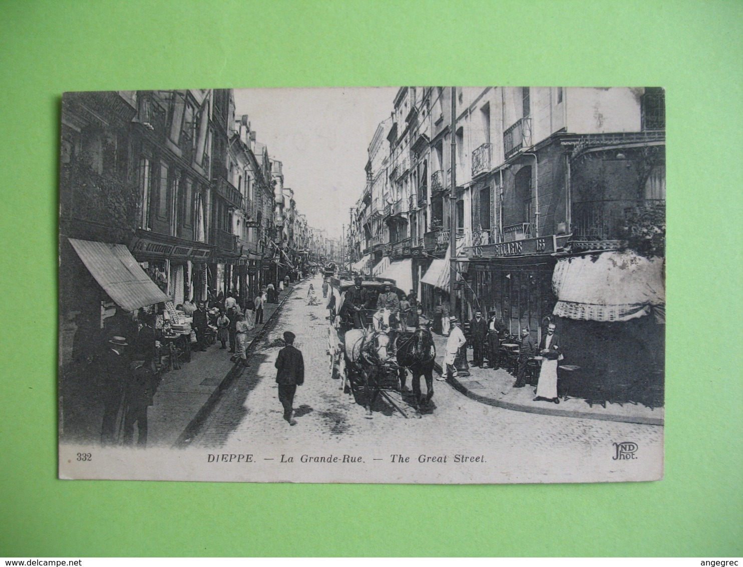 CPA   Dieppe    La Grande Rue    1924