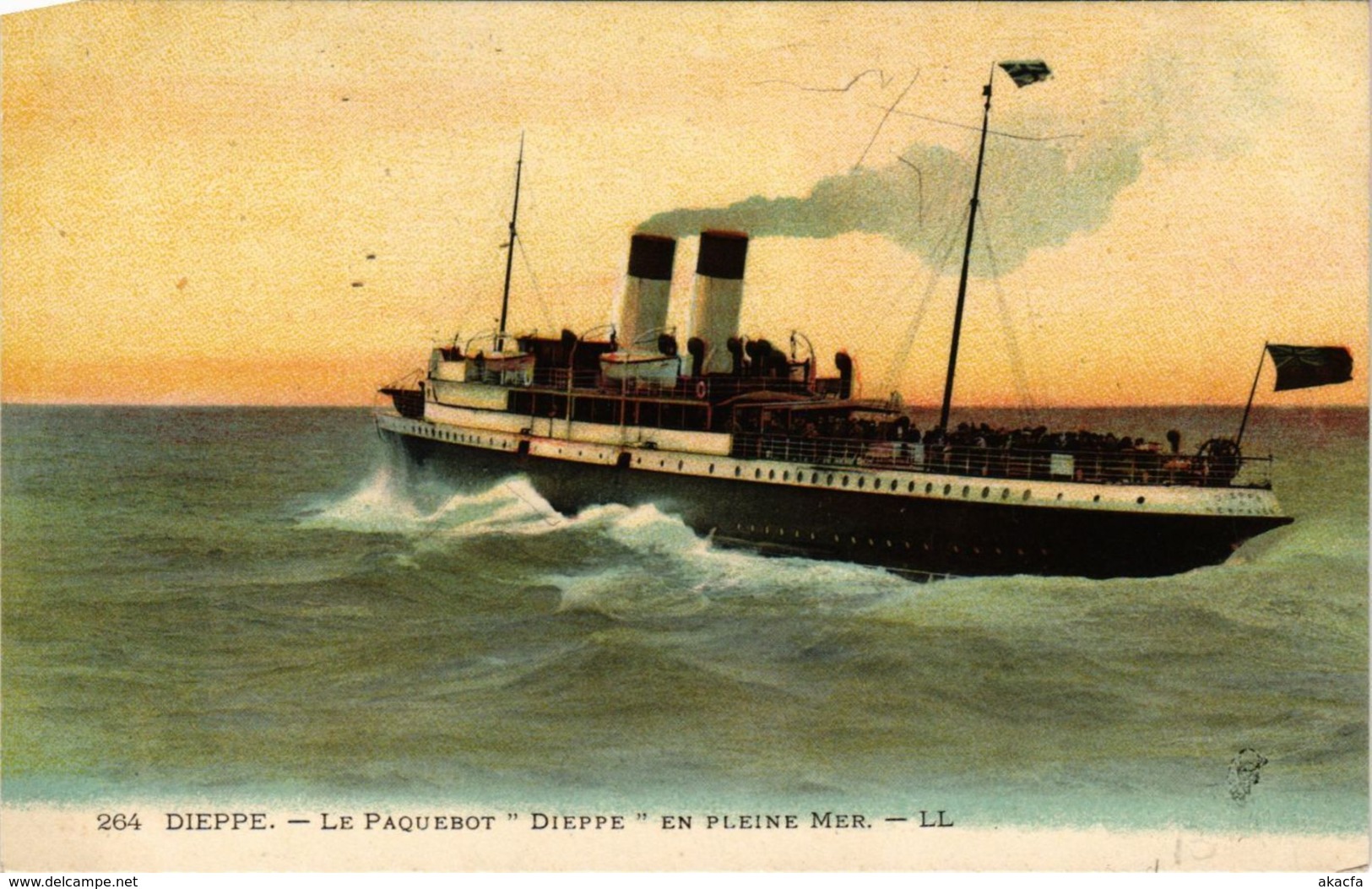 CPA DIEPPE-Le Paquebot DIEPPE en Pleine Mer (347195)