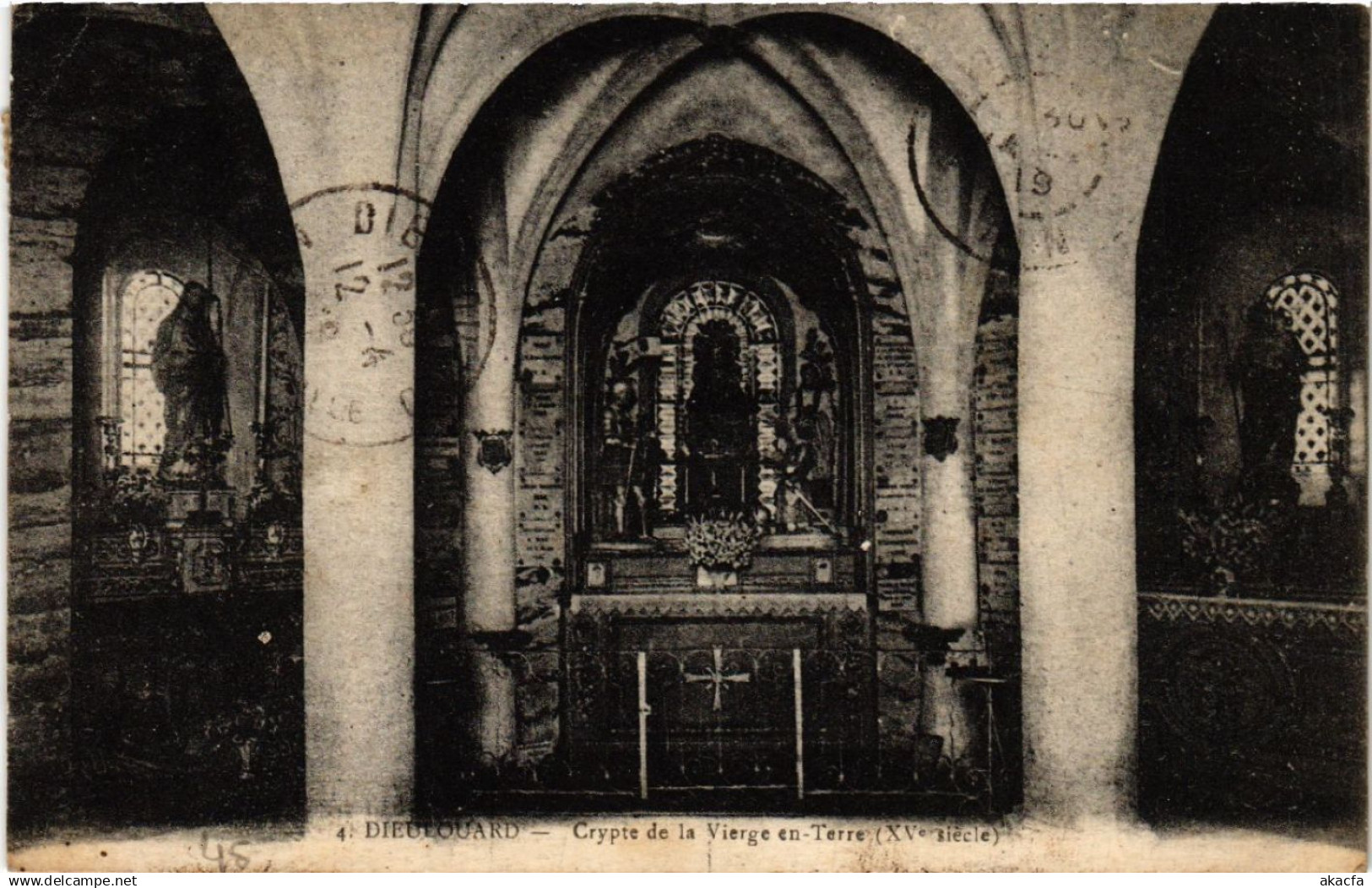 CPA DIEULOUARD - Crypte de la Vierge en-Terre (483574)