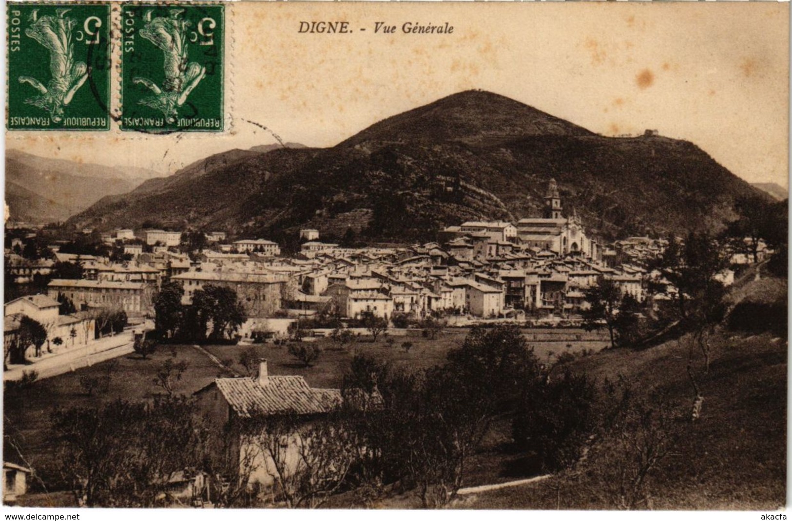 CPA Digne Vue generale (922082)