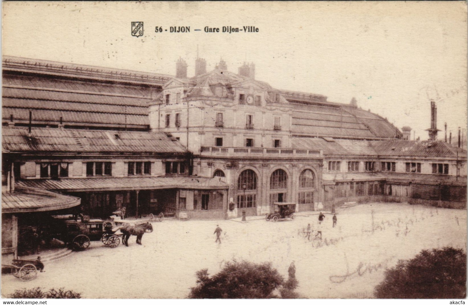 CPA DIJON - Gare DIJON-Ville (116158)