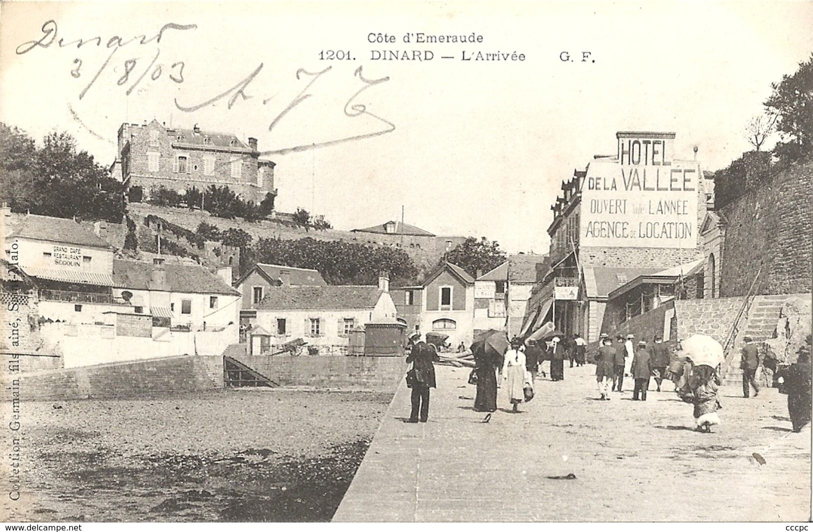 CPA Dinard L'Arrivée