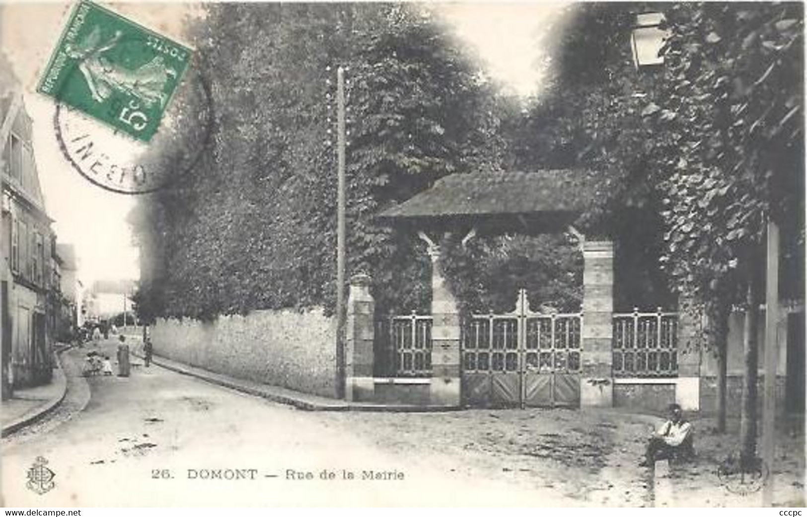 CPA Domont rue de La Mairie