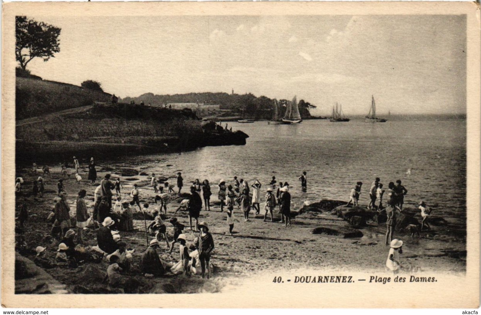 CPA Douarnenez- Plage des Dames FRANCE (1025896)