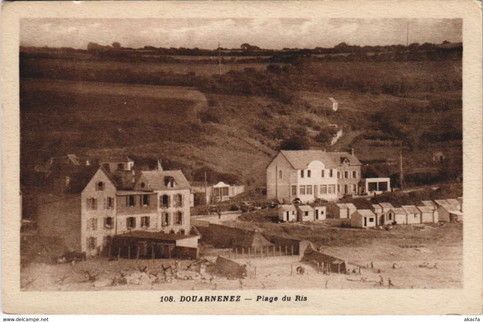 CPA DOUARNENEZ - Plage du Ris (143927)