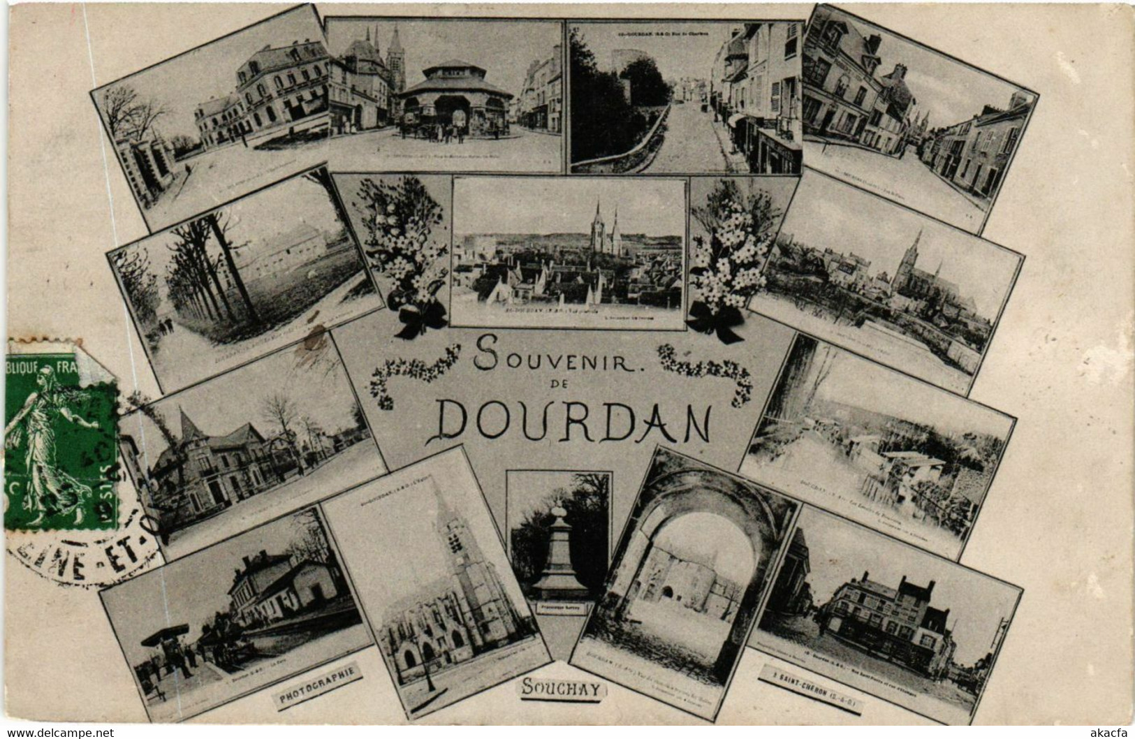 CPA DOURDAN - Souvenir de DOURDAN - Scenes (384483)