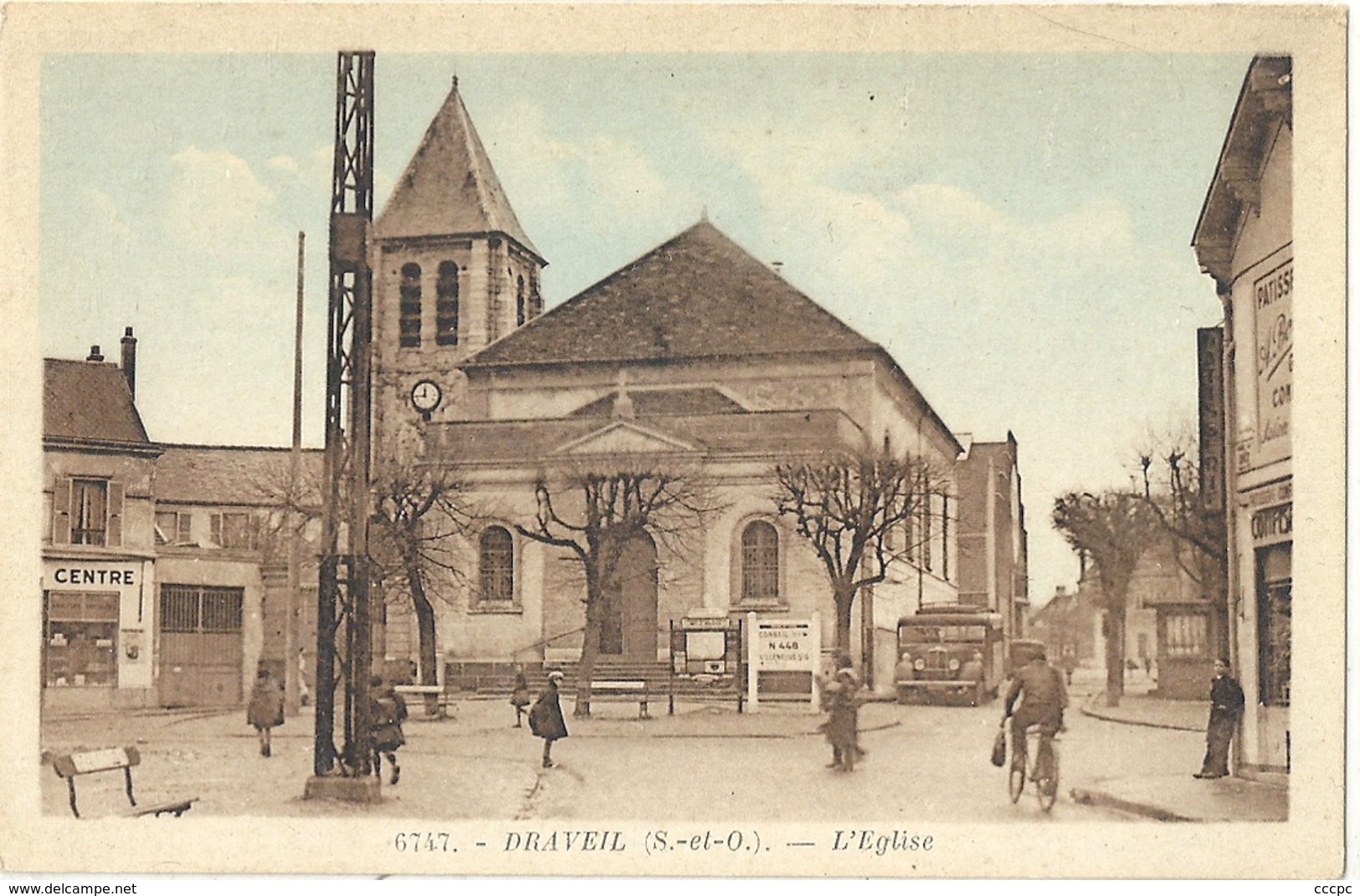 CPA Draveil l'Eglise