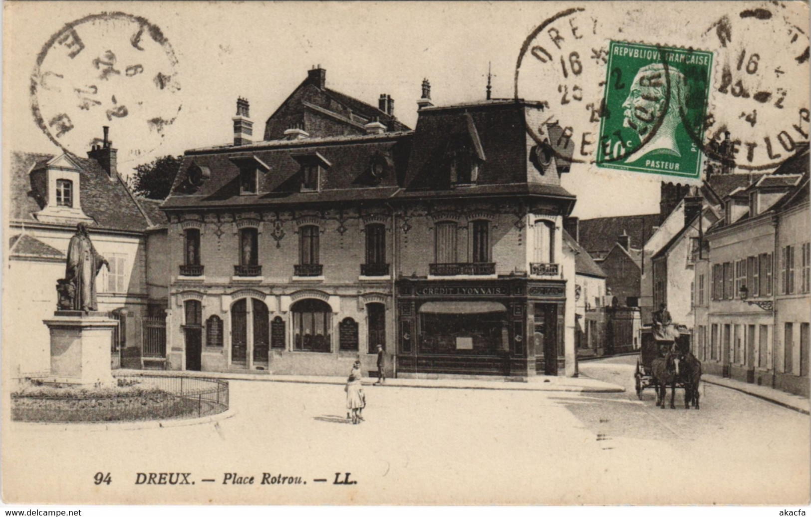 CPA DREUX - Place Retrou (128589)