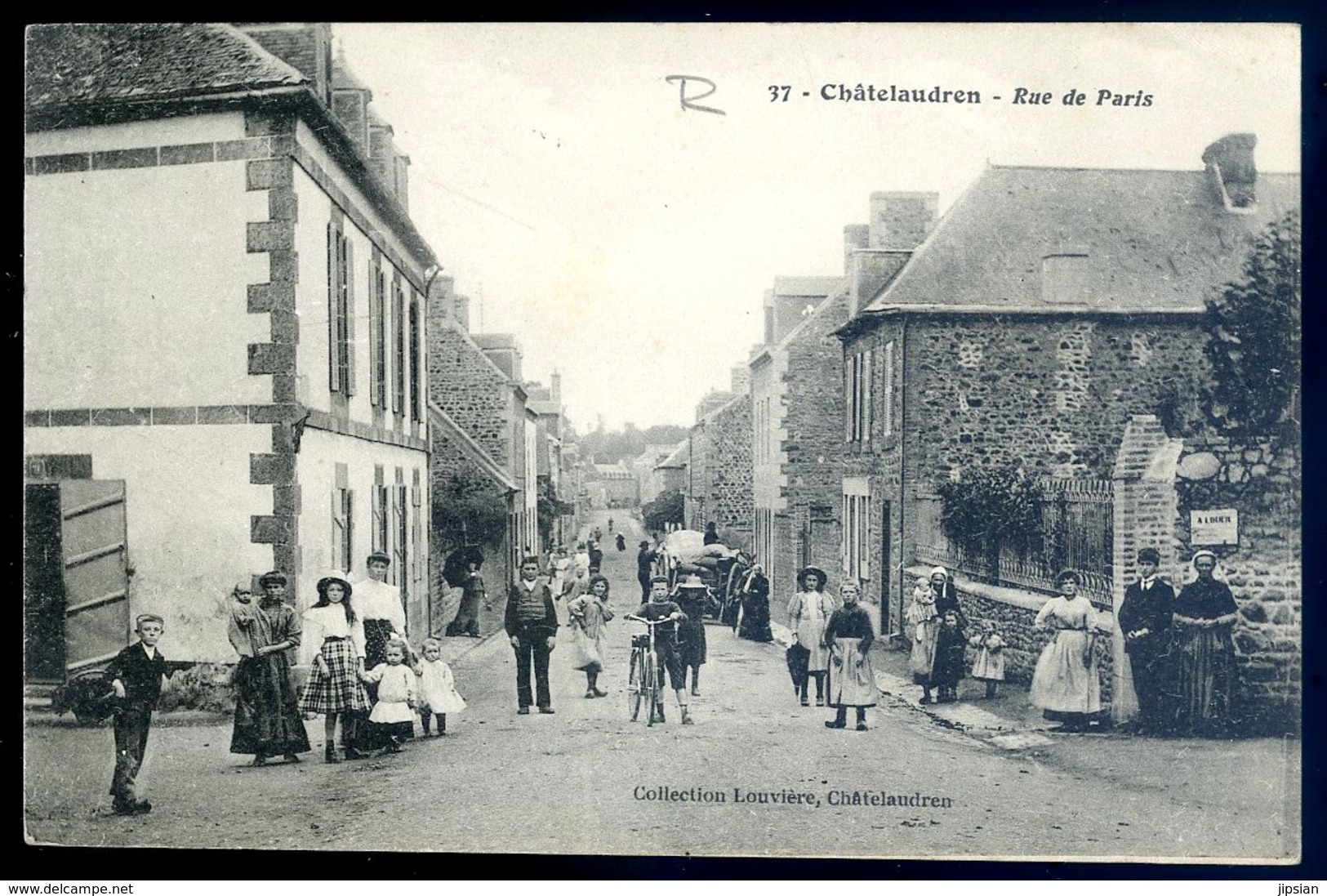 cpa du 22 Chatelaudren rue de Paris   LZ127