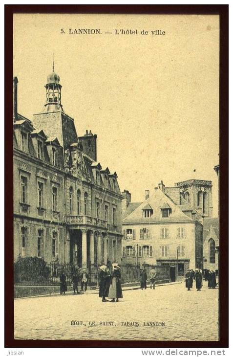 cpa du 22  Lannion  l' Hôtel de Ville LEM11