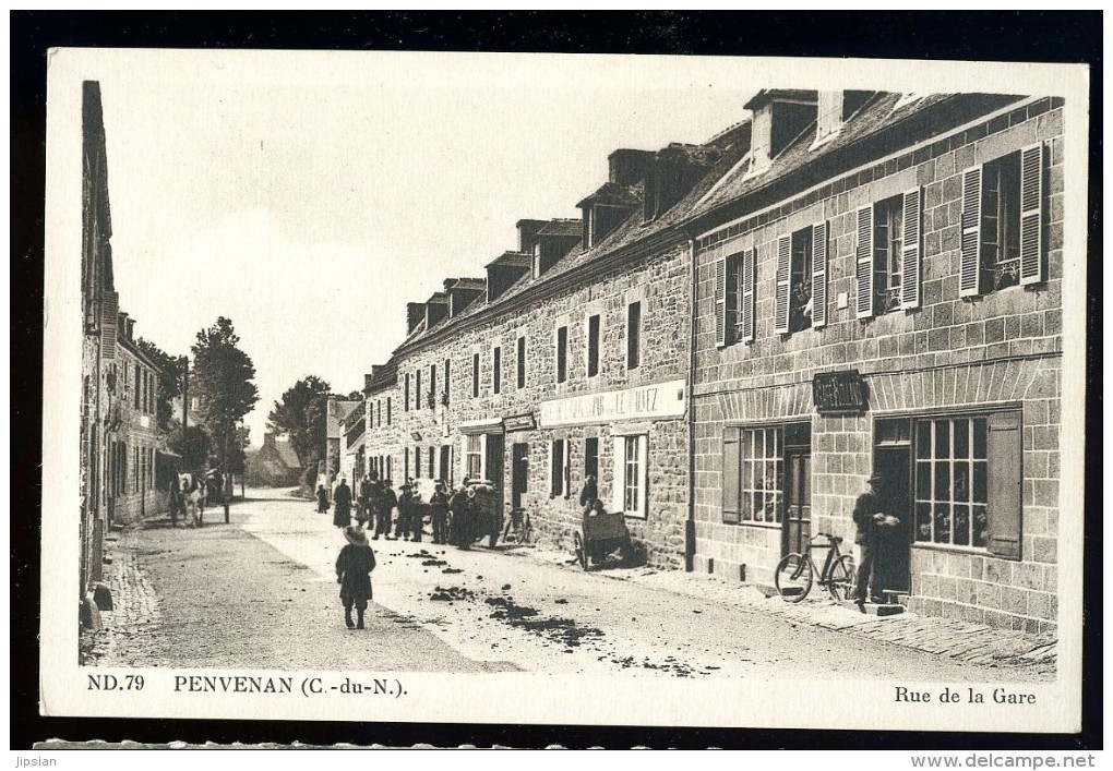 Cpa du  22  Penvénan rue de la Gare BCH16