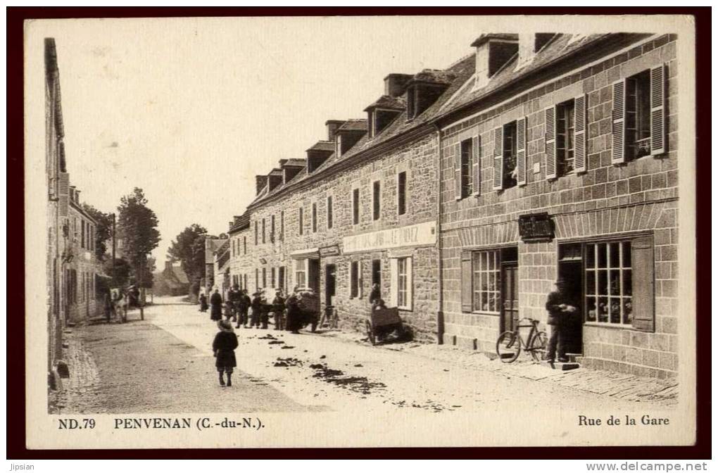 Cpa du  22  Penvénan rue de la Gare PONT10