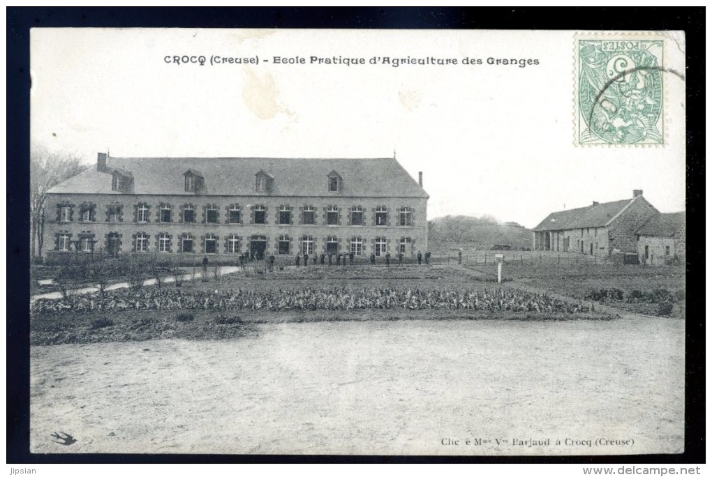 cpa du 23 Crocq - école pratique d' Agriculture des Granges   FEV16 16