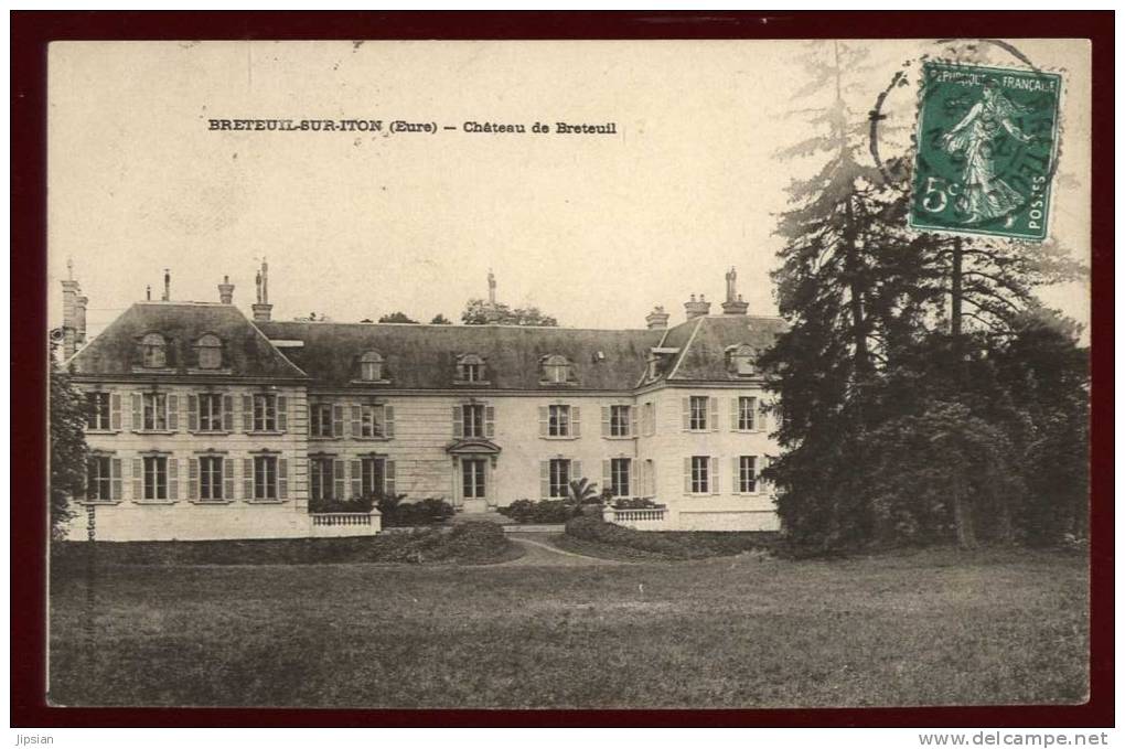 cpa  du  27  Breteuil sur Iton  Château de Breteuil           BHU23