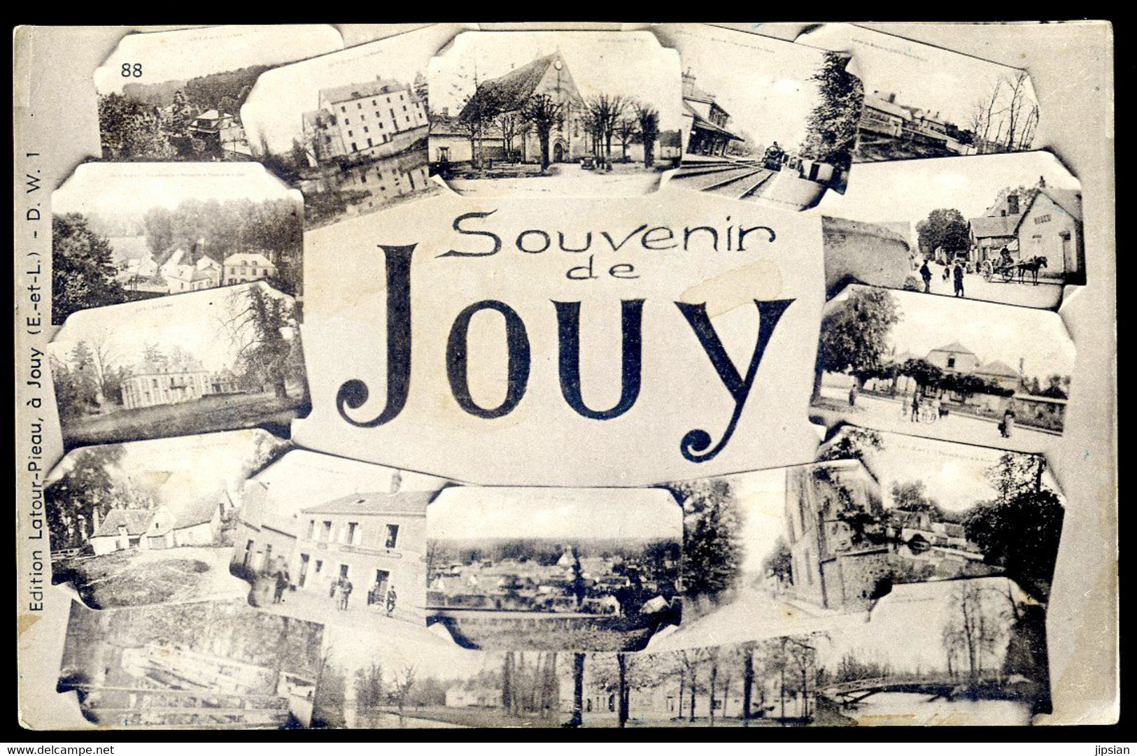 cpa du 28 Souvenir de Jouy  multi vues  AOUT22-4