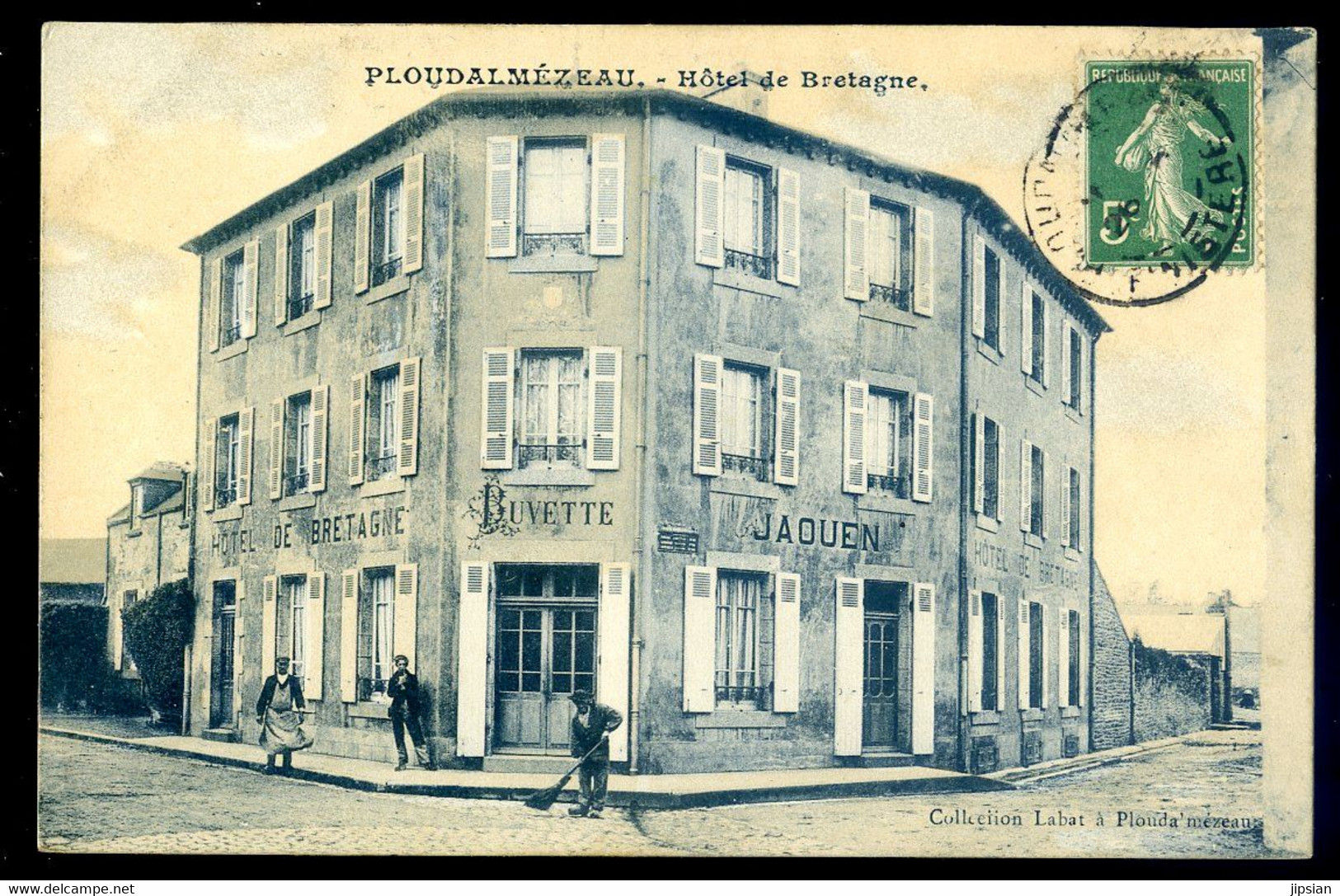 cpa du 29 Ploudalmézeau -- Hôtel de Bretagne    FE22-27