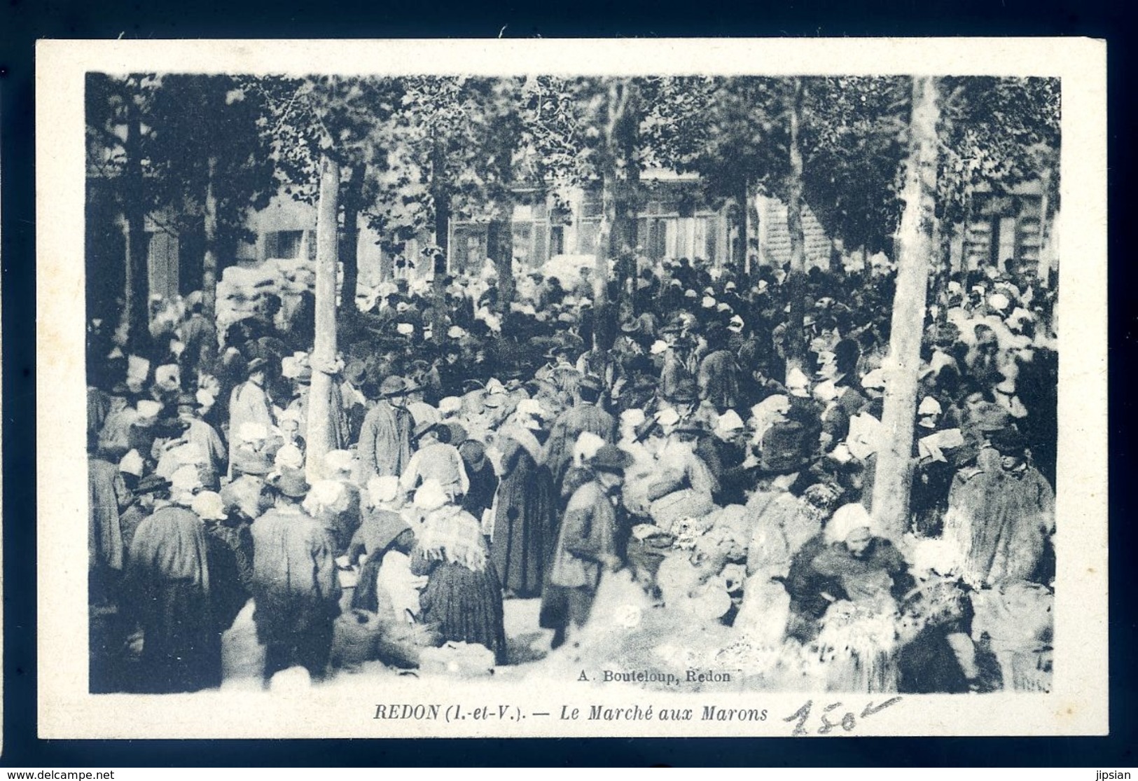 cpa du 35 Redon le Marché aux Marons   LZ100