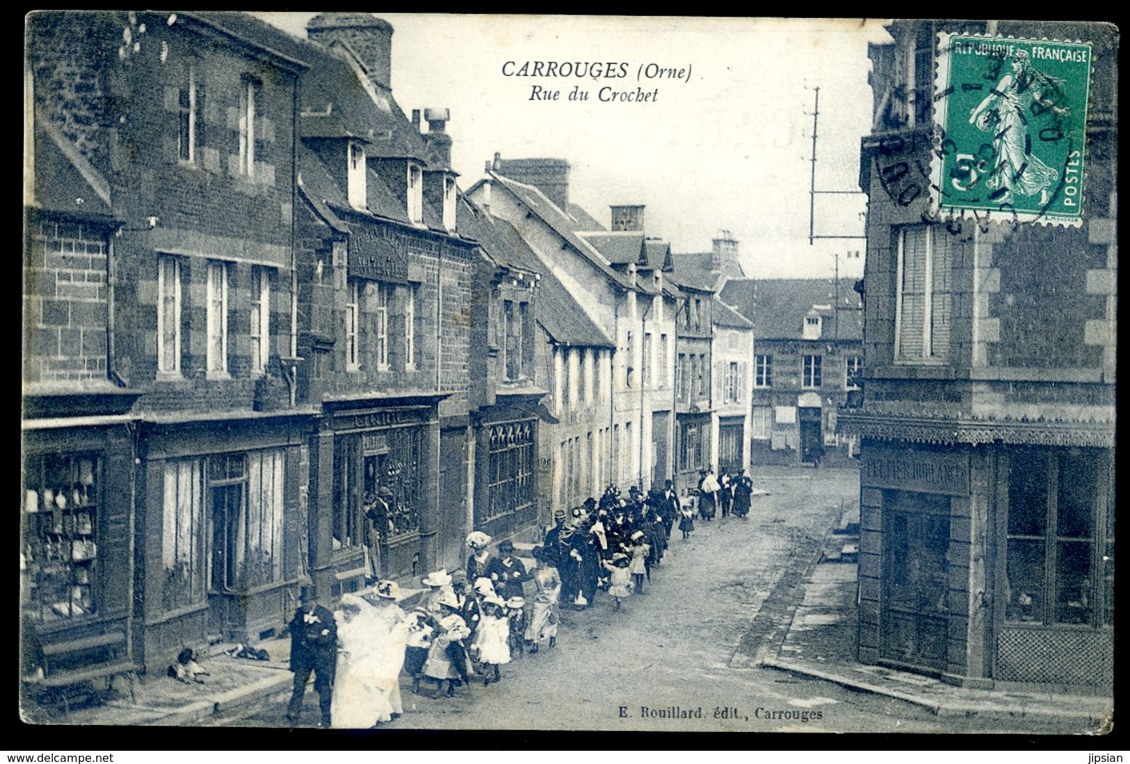 cpa du 61  Carrouges rue du Crochet    ACH3