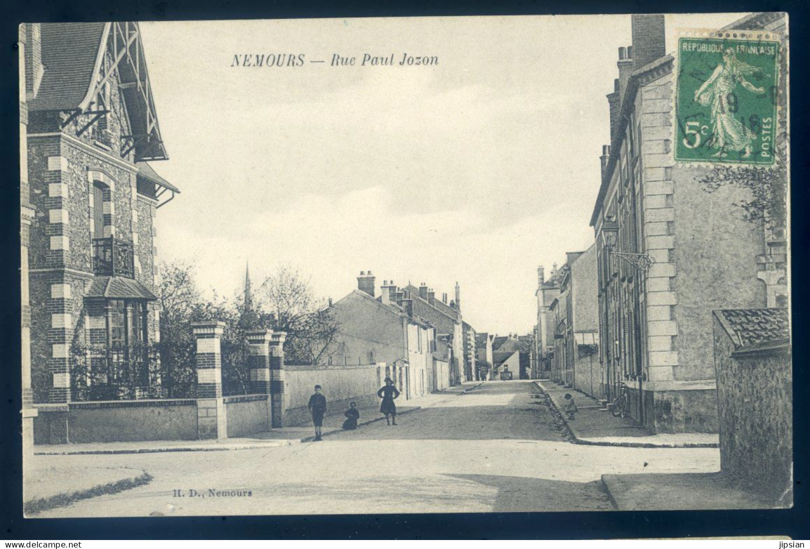 cpa du 77 Nemours --- rue Paul Jozon   LANR64