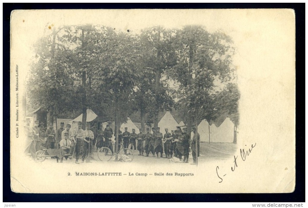 cpa du 78  Maisons Laffitte -- le Camp -- Salle des Rapports       LIOB59