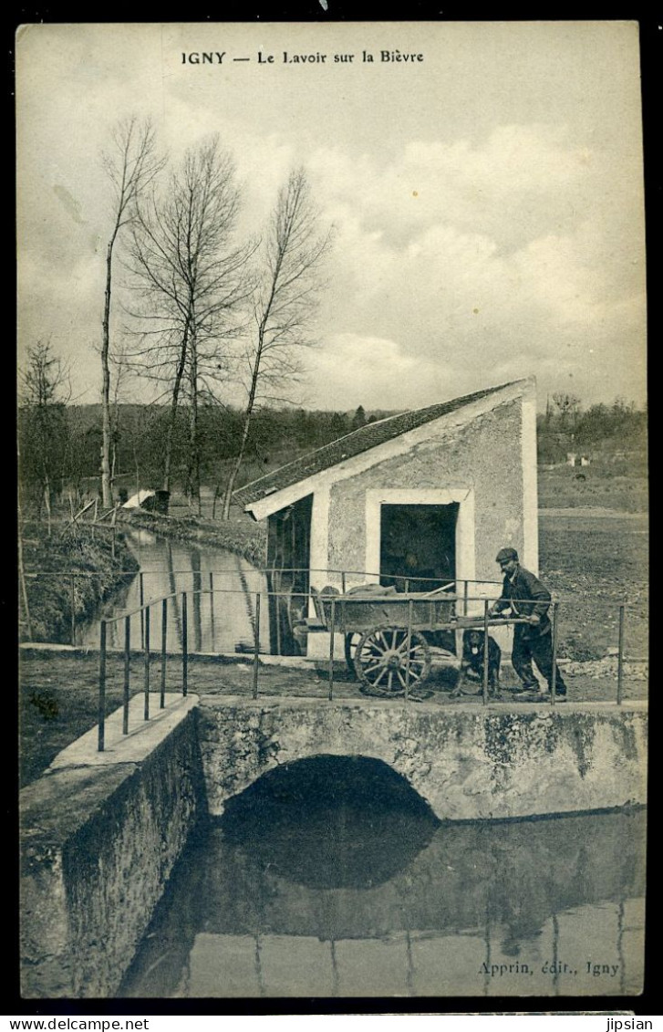 cpa du 91 Igny -- le lavoir sur la Bièvre    LION27