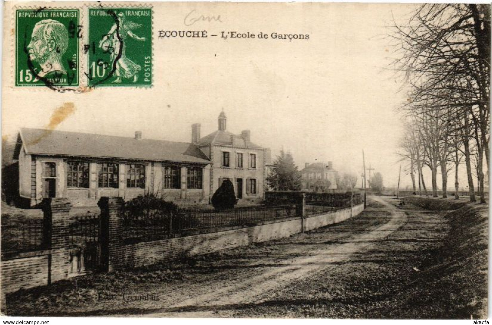 CPA ECOUCHE - L'ecole de garcons (195634)