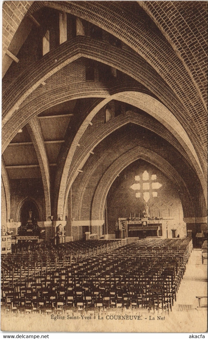 CPA Eglise St-Yves - La COURNEUVE - La Net (124354)