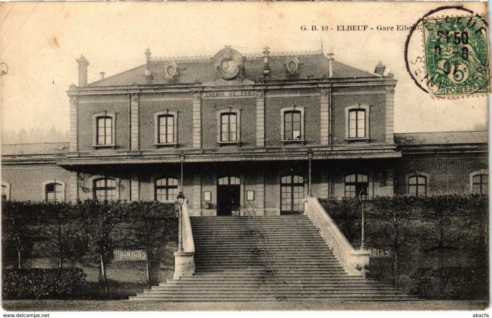 CPA ELBEUF - Gare ELBEUF (105216)