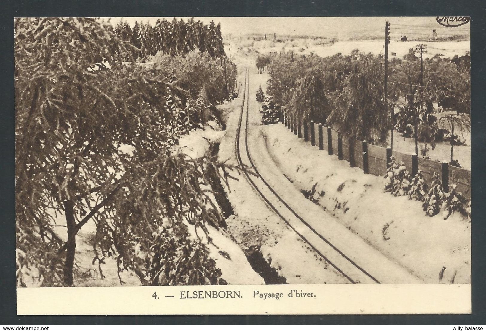 +++ CPA - ELSENBORN - Paysage d'hiver  //