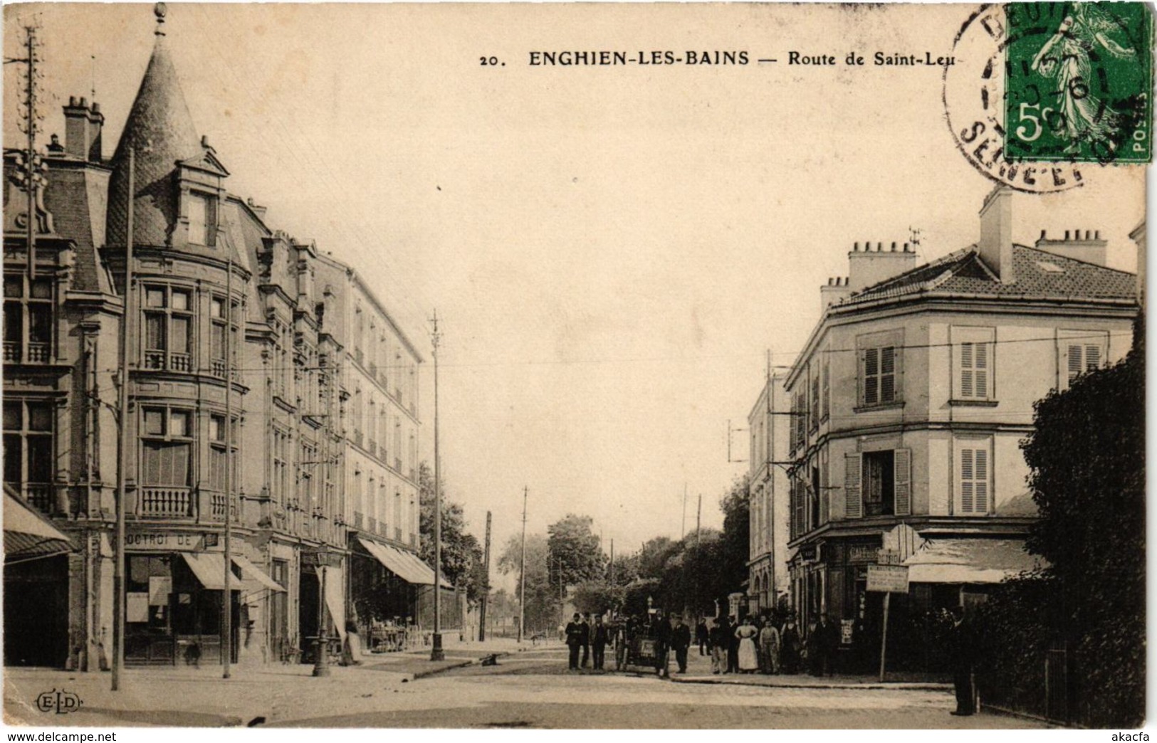 CPA ENGHIEN-les-BAINS - Route de St-LEU (290212)