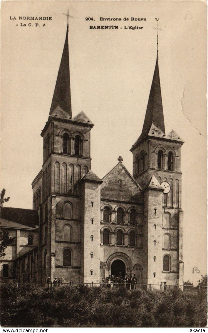 CPA Env. de ROUEN-Barentin L'Église (348085)