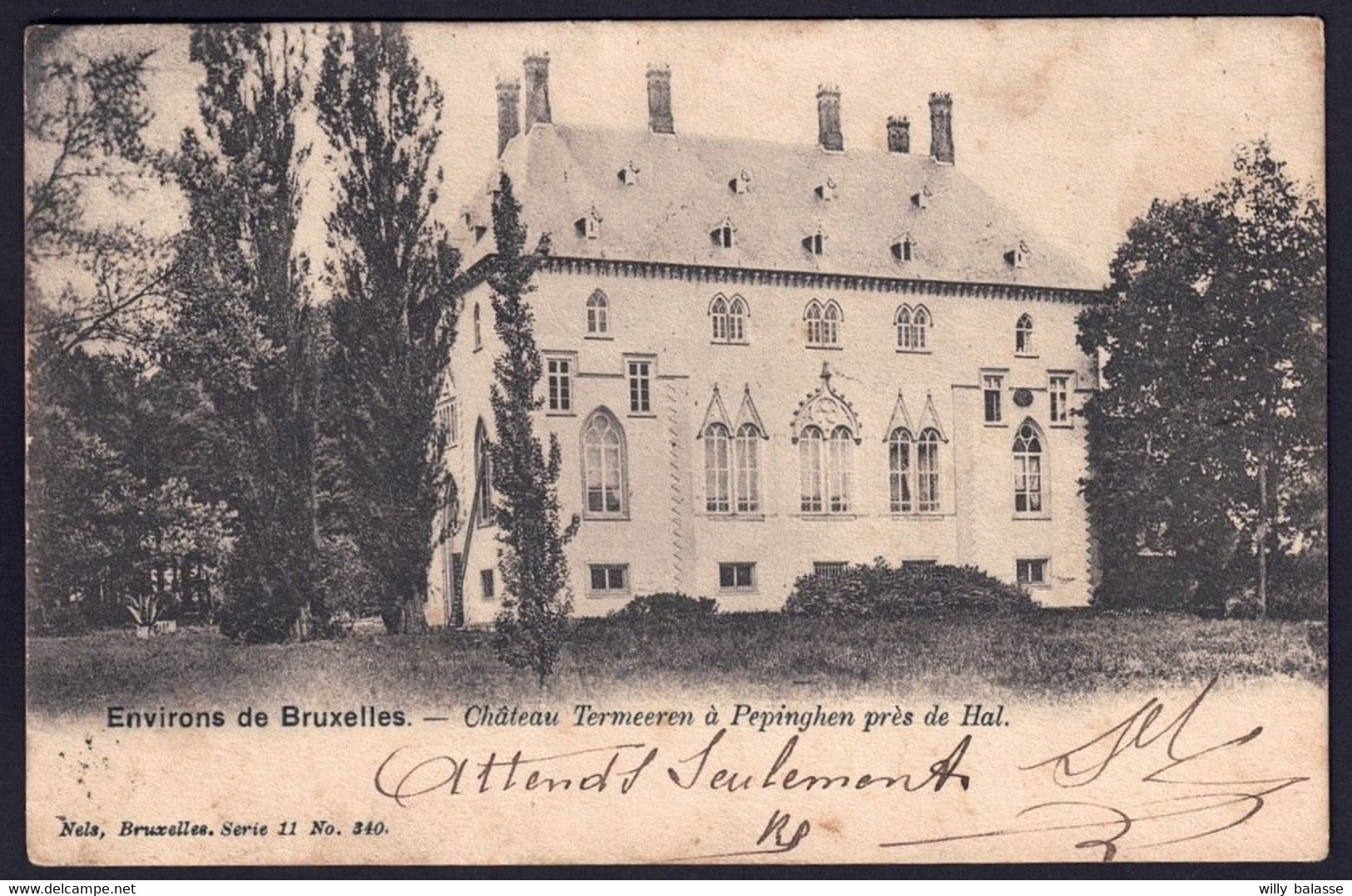 +++ CPA - Environs de Bruxelles - Château Termeeren à PEPINGHEN près de Hal - PEPINGEN  //