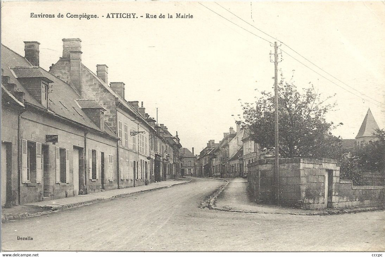 CPA Environs de Compiègne Attichy Rue de la Mairie