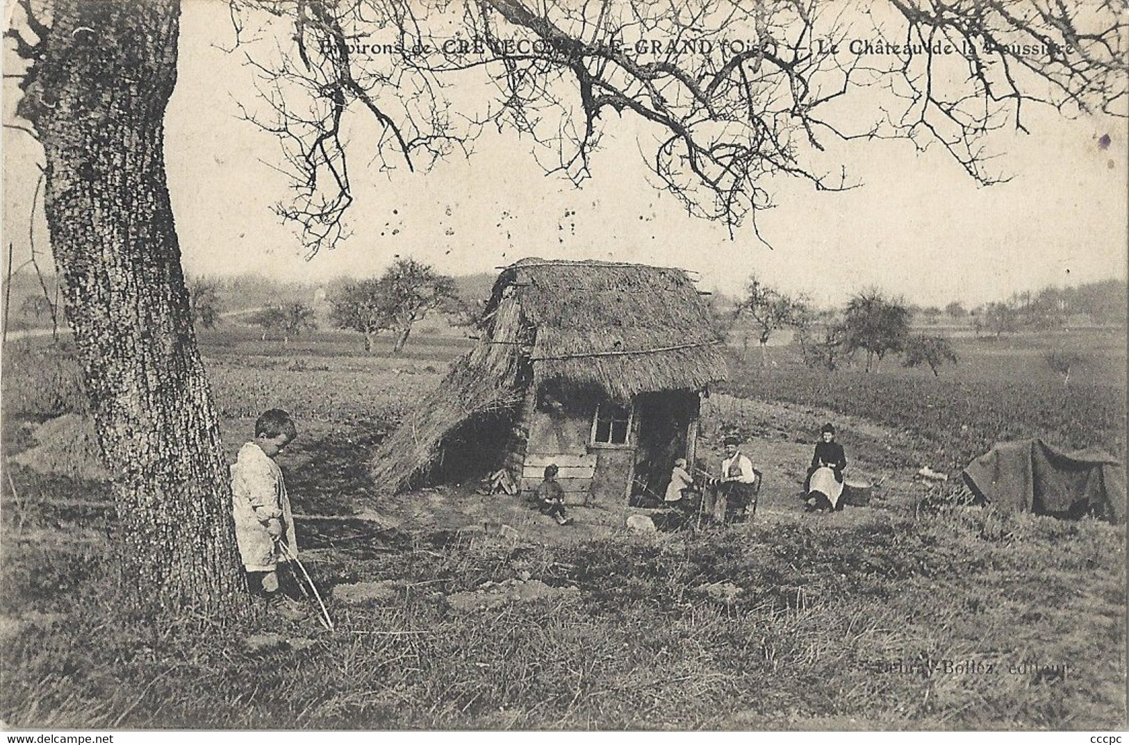 CPA Environs de Crêvecoeur-le-Grand Le Château de la Poussière