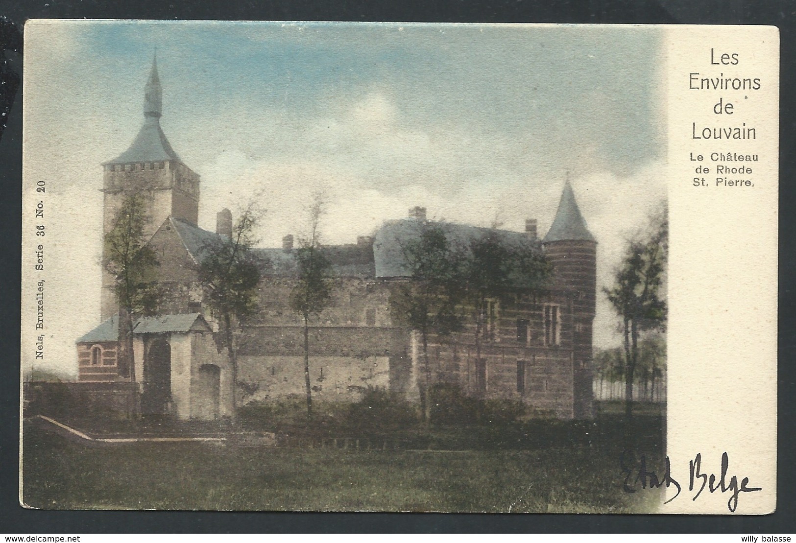 +++ CPA - Environs de Louvain - Château de RHODE ST PIERRE - Kasteel - Nels série 36 N° 20 Couleur  //