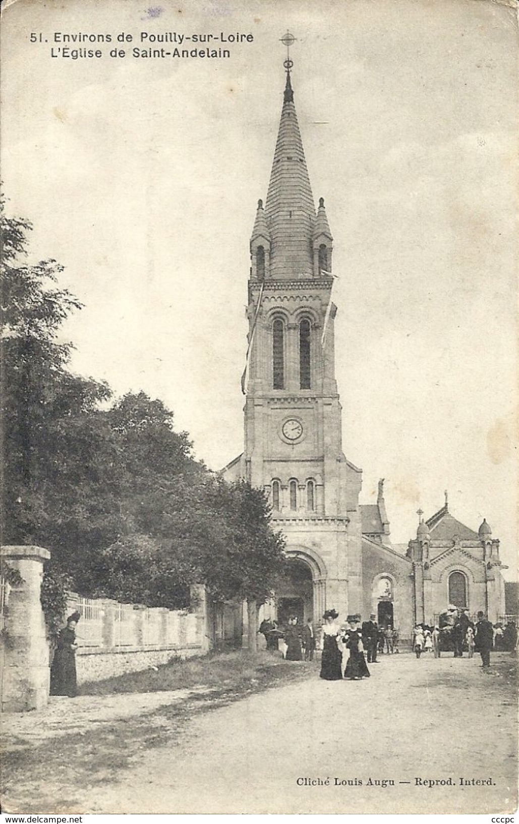 CPA Environs de Pouilly-sur-Loire l'Eglise de Saint-Andelain