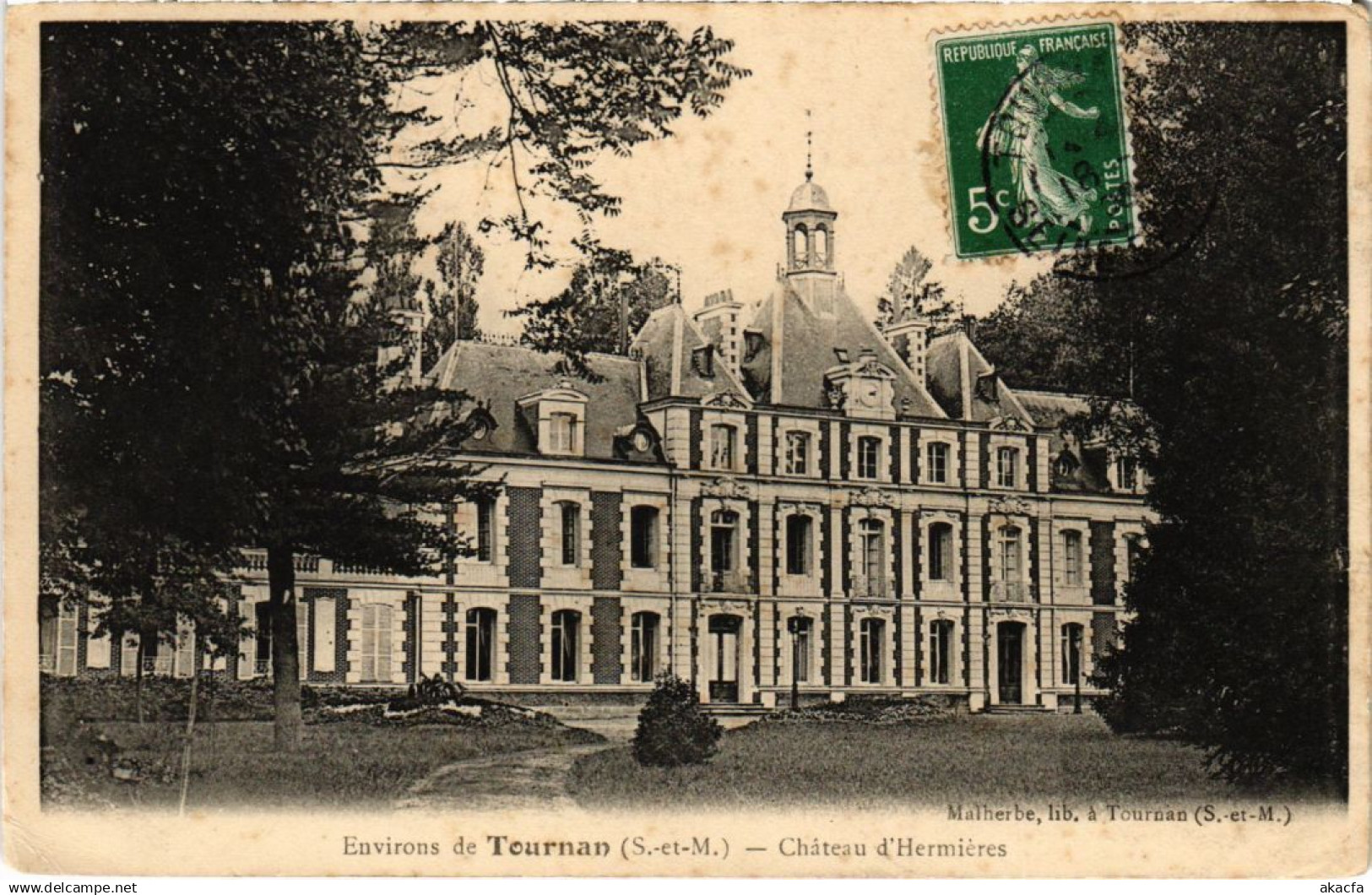 CPA Environs de TOURNAN-en-BRIE Chateau d'Hermieres (1298894)