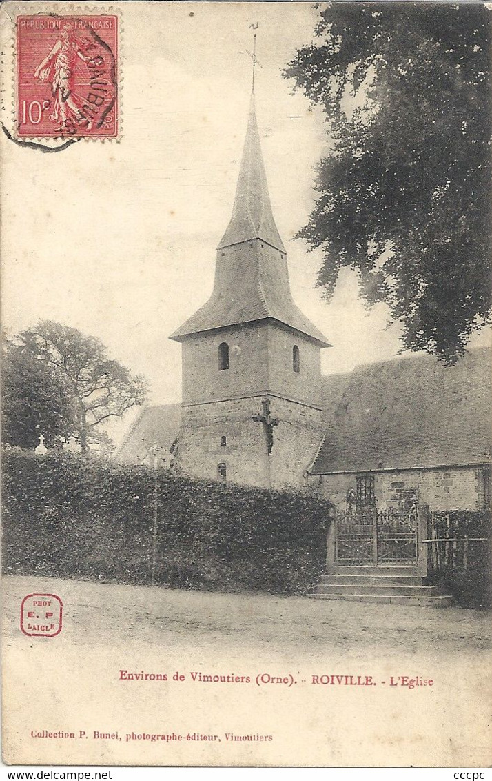 CPA Environs de Vimoutiers Roiville l'Eglise